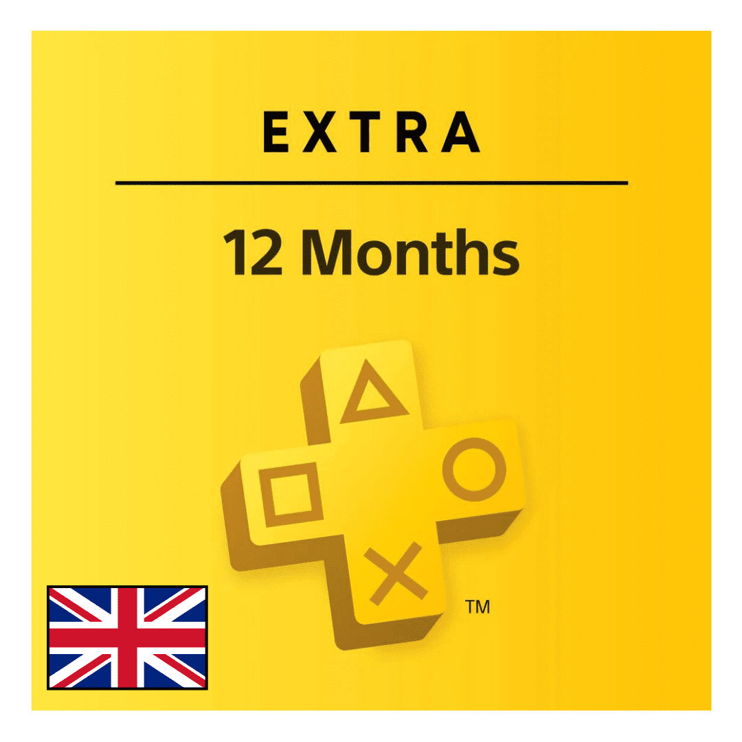 PS PLUS Extra — 365 дней — 12 месяцев (Великобритания)