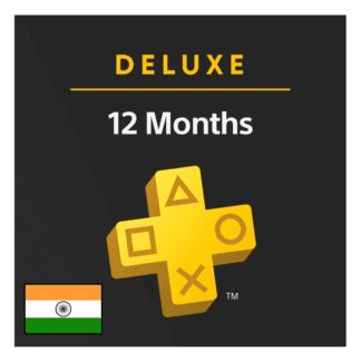 PS PLUS Deluxe — 365 дней — 12 месяцев (Индия)