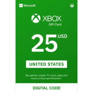 XBOX 25$ долларов Gift Card (США) — Электронная доставка