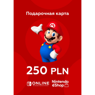 Nintendo eShop 250 злотых (PLN) (Польша)